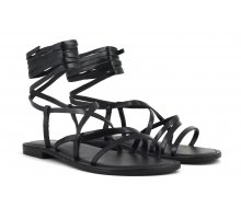 Leather strappy sandal F08171824-0149 Scontati